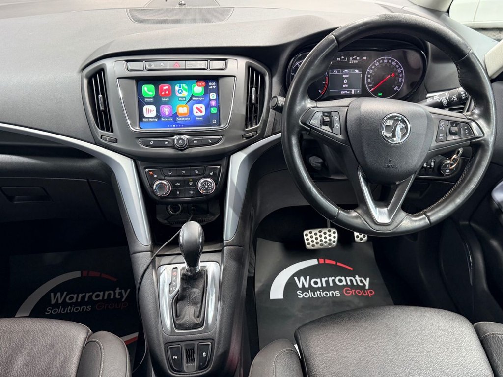 USED 2017 67 VAUXHALL ZAFIRA TOURER 1.4i Turbo SRi Nav MPV 5dr Petrol Auto Euro 6 (140 ps) SAT NAV+APPLE CARPLAY+FULL LEATHER