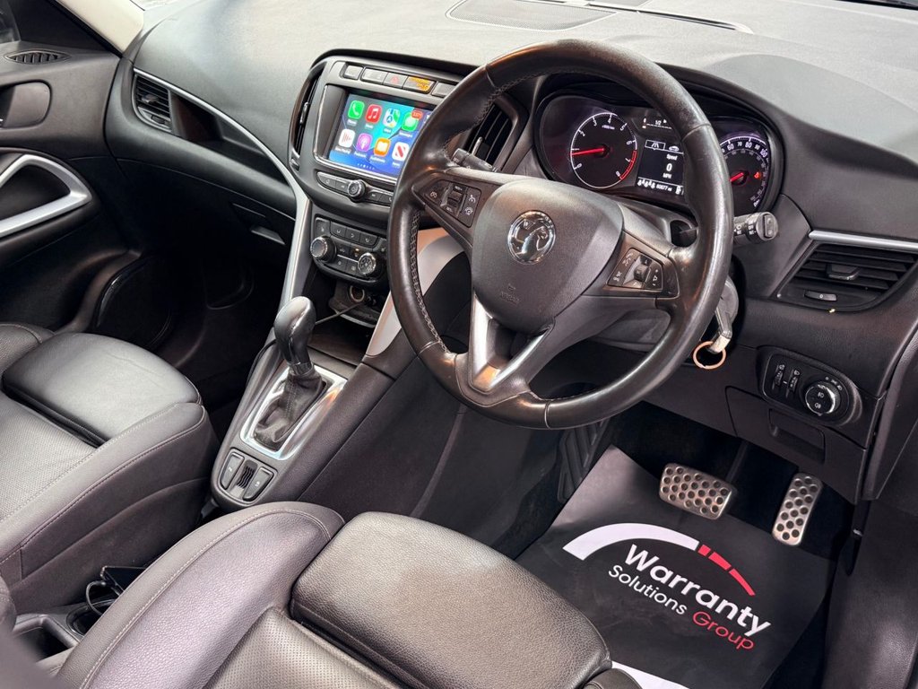 USED 2017 67 VAUXHALL ZAFIRA TOURER 1.4i Turbo SRi Nav MPV 5dr Petrol Auto Euro 6 (140 ps) SAT NAV+APPLE CARPLAY+FULL LEATHER