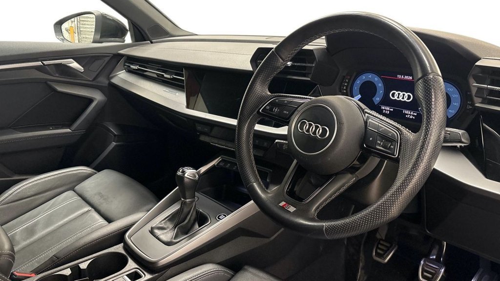 USED 2023 23 AUDI A3 1.0 TFSI 30 S line Sportback 5dr Petrol Manual Euro 6 (s/s) (110 ps) 