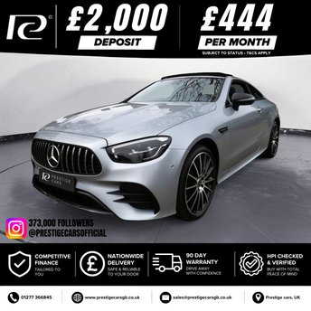 2021 MERCEDES-BENZ E CLASS 2.0 E220d AMG Line Night Edition (Premium Plus) Coupe 2dr Diesel G-Tronic+ Euro 6 (s/s) (194 ps) &pound;28990.00