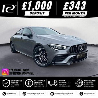 2023 MERCEDES-BENZ CLA 1.3 CLA180 AMG Line (Executive) Coupe 4dr Petrol 7G-DCT Euro 6 (s/s) (136 ps) &pound;24490.00