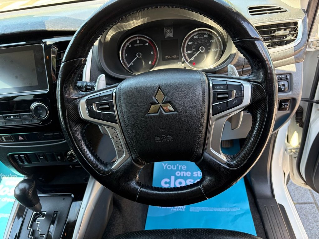 USED 2019 19 MITSUBISHI L200 CHALLENGER 2.4DI-D AUTO EU6 4x4 D/CAB PICK UP *A/C*LEATHER*ALLOYS*REV/CAMERA*HEAT PACK*E/PACK* AUTO-EU6-CAMERA-LEATHER-ALLOYS