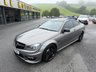 USED 2013 13 MERCEDES-BENZ C CLASS C63 V8 AMG Edition 125 Coupe 6.2 Petrol SpdS MCT Euro 5 (457 ps) Factory White Paint wrapped in Pearlescent Grey, low mile with excellent history