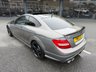USED 2013 13 MERCEDES-BENZ C CLASS C63 V8 AMG Edition 125 Coupe 6.2 Petrol SpdS MCT Euro 5 (457 ps) Factory White Paint wrapped in Pearlescent Grey, low mile with excellent history