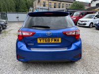 USED 2018 68 TOYOTA YARIS 1.5 VVT-i Design Hatchback 5dr Petrol Manual Euro 6 (111 ps) 