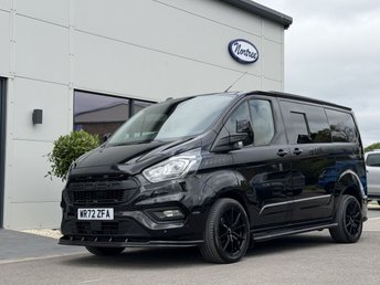 2022 FORD TRANSIT CUSTOM 2.0 300 EcoBlue Limited Crew Cab 5dr Diesel Auto L1 H1 Euro 6 (130 ps) £26500.00