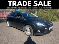 USED 2012 62 FORD FOCUS 1.0T EcoBoost Zetec Hatchback 5dr Petrol Manual Euro 5 (s/s) (100 ps) * TRADE SALE | SOLD AS SEEN *