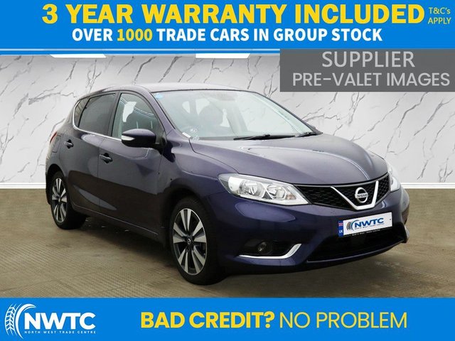 View our Nissan Pulsar 1.2 DIG-T N-Connecta Hatchback 5dr Petrol Manual Euro 6 (s/s) (115 ps) F/S/H X10!! 2 FORMER OWNERS!
