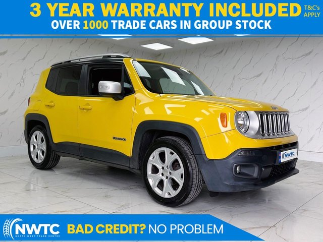 View our Jeep Renegade 1.4T MultiAirII Limited SUV 5dr Petrol Manual Euro 6 (s/s) (140 ps)