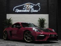 USED 2023 23 PORSCHE 718 CAYMAN 4.0 GT4 RS Coupe 2dr Petrol PDK Euro 6 (s/s) (500 ps) RUBY STAR NEO / WEISSACH PACK