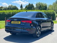 USED 2019 19 AUDI A3 2.0 TDI 35 Black Edition Saloon 4dr Diesel S Tronic Euro 6 (s/s) (150 ps) 