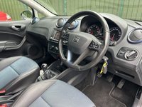 USED 2015 65 SEAT IBIZA 1.2 TSI Connect Hatchback 5dr Petrol Manual Euro 6 (90 ps) NAVIGATION+VOICE CONTROL+HALF LEATHER TRIM SEATS+APPLE CARPLAY/ANDROID USB AUX+PARKING SENSORS+ONLY 30,000 MILES WITH 9 SERVICE STAMPS