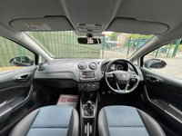 USED 2015 65 SEAT IBIZA 1.2 TSI Connect Hatchback 5dr Petrol Manual Euro 6 (90 ps) NAVIGATION+VOICE CONTROL+HALF LEATHER TRIM SEATS+APPLE CARPLAY/ANDROID USB AUX+PARKING SENSORS+ONLY 30,000 MILES WITH 9 SERVICE STAMPS