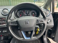 USED 2015 65 SEAT IBIZA 1.2 TSI Connect Hatchback 5dr Petrol Manual Euro 6 (90 ps) NAVIGATION+VOICE CONTROL+HALF LEATHER TRIM SEATS+APPLE CARPLAY/ANDROID USB AUX+PARKING SENSORS+ONLY 30,000 MILES WITH 9 SERVICE STAMPS