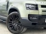 USED 2020 20 LAND ROVER DEFENDER 110 2.0 SD4 First Edition SUV 5dr Diesel Auto 4WD Euro 6 (s/s) (240 ps) THE MOST STUNNING CAR ON THE ROAD, PANGEA GREEN WITH EXTERIOR BLACK PACK, PAN ROOF, HEATED SEATS, CRUISE, CLIMATE, INTEGRATED AIR COMPRESSOR, FRIDGE IN CAR, DEPLOYABLE ELECTRONIC TOW BAR, LADDER!