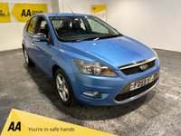 USED 2010 59 FORD FOCUS 1.6 Zetec Hatchback 5dr Petrol Automatic (184 g/km, 99 bhp) Air conditioning-Full leather-CD player-Rear park sensors-Alloys Automatic-Air conditioning-Full leather-CD player-Rear park sensors-16" Alloys