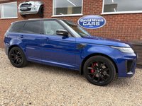 USED 2021 21 LAND ROVER RANGE ROVER SPORT 5.0 P575 V8 GPF SVR SUV 5dr Petrol Auto 4WD Euro 6 (s/s) (575 ps) 