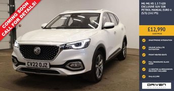 2022 MG MG HS 1.5 T-GDI Exclusive SUV 5dr Petrol Manual Euro 6 (s/s) (162 ps) £12990.00