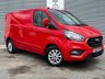 USED 2023 23 FORD TRANSIT CUSTOM 2.0 280 EcoBlue Limited Panel Van 5dr Diesel Auto L1 H1 Euro 6 (130 ps) 2023 Ford Transit Custom Limited Automatic