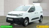 USED 2023 23 CITROEN BERLINGO White 1.5 BlueHDi Enterprise Edition M Automatic van, 28,800 miles, Euro 6, 8in Touchscreen, CarPlay/Android Auto, A/C, DAB. Plus VAT @ 20%! This 2023 Citroen Berlingo is a standout choice, boasting exceptionally low mileage for its age, with only 28,800 miles covered and a single owner from new. This Enterprise Edition M variant, powered by a 1.5 litre BlueHDi diesel engine, meets Euro 6 emission standards and comes with a 3 month warranty and 12 months MOT provided on purchase. Its last service was completed on 2025-03-18 at 18788 miles.  The Berlingo Enterprise Edition M is equipped with practical features designed for convenience