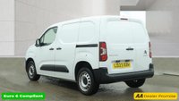 USED 2023 23 CITROEN BERLINGO White 1.5 BlueHDi Enterprise Edition M Automatic van, 28,800 miles, Euro 6, 8in Touchscreen, CarPlay/Android Auto, A/C, DAB. Plus VAT @ 20%! This 2023 Citroen Berlingo is a standout choice, boasting exceptionally low mileage for its age, with only 28,800 miles covered and a single owner from new. This Enterprise Edition M variant, powered by a 1.5 litre BlueHDi diesel engine, meets Euro 6 emission standards and comes with a 3 month warranty and 12 months MOT provided on purchase. Its last service was completed on 2025-03-18 at 18788 miles.  The Berlingo Enterprise Edition M is equipped with practical features designed for convenience