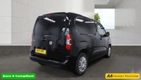 USED 2021 71 VAUXHALL Combo Electric Black 2300 50kWh Sportive electric van, 25,500 miles, Automatic, Air Conditioning, Cruise, Touchscreen, Rear sensors. Plus VAT @ 20%! This 2021 Vauxhall Combo Electric boasts exceptionally low mileage for its age, having covered just 25,500 miles, and benefits from an MOT valid until November 2026. As a 2300 50kWh Sportive Auto L2 H1 6dr model, this electric van offers a practical and efficient driving experience. It features a 50 kWh battery with a maximum range of 171 miles when new, and can be fully charged at home using a 7kW charger in approximately 7 hours and 30 minutes. For faster charging, it can reach 80% capacity in