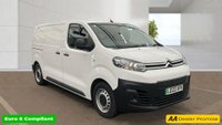 USED 2022 22 CITROEN E-DISPATCH White E 1000 75kWh Enterprise Pro electric van, 14,350 miles, Automatic, A/C, Cruise, 7in Touchscreen, DAB, Rear sensors. Plus VAT @ 20%! This 2022 Citroen e Dispatch van boasts exceptionally low mileage for its age, having covered just 14,350 miles, and its MOT is valid until October 2026. As an electric Enterprise Pro M derivative, this automatic, long wheelbase model offers a substantial 75 kWh battery capacity, providing a maximum range of 196 miles when new. It comes equipped with a 7in Colour Touchscreen featuring Citroen Connect DAB Radio, compatible with Android Auto and Apple CarPlay, alongside Bluetooth connectivity. Com