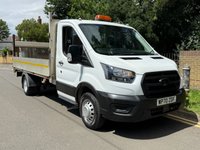 USED 2020 70 FORD TRANSIT 2.0 350 EcoBlue Leader 130BHP EURO 6 RWD L3 LWB 14FT DROPSIDE TRUCK EURO 6+ TAILLIFT+NO VAT+3.5T