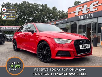 2016 AUDI A3 1.4 TFSI CoD S line Sportback 5dr Petrol S Tronic Euro 6 (s/s) (150 ps) &pound;11990.00