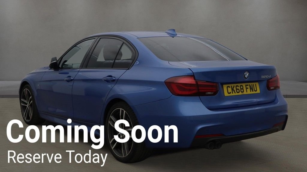 USED 2018 68 BMW 3 SERIES 2.0 320d M Sport Shadow Edition Saloon 4dr Diesel Auto Euro 6 (s/s) (190 ps) 2 KEYS / SERVICE HISTORY
