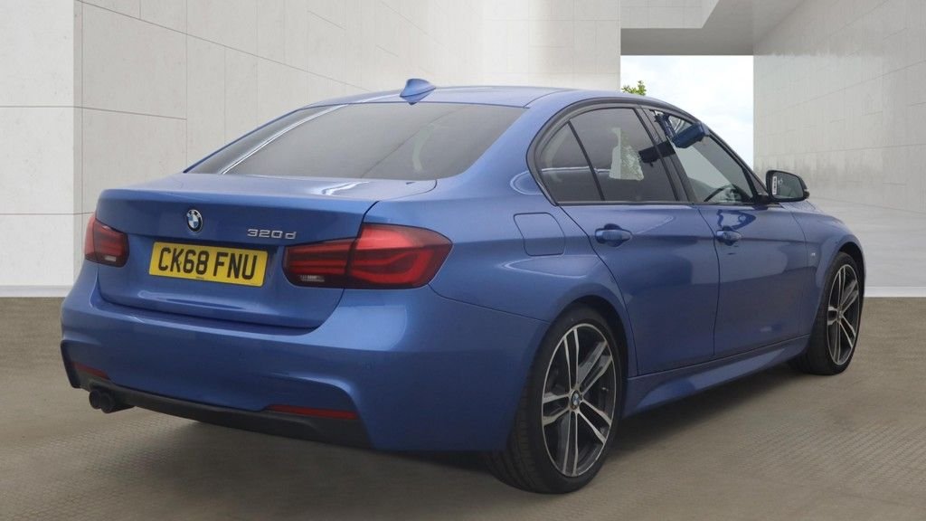 USED 2018 68 BMW 3 SERIES 2.0 320d M Sport Shadow Edition Saloon 4dr Diesel Auto Euro 6 (s/s) (190 ps) 2 KEYS / SERVICE HISTORY