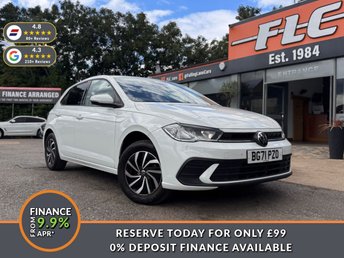 2021 VOLKSWAGEN POLO 1.0 TSI Life Hatchback 5dr Petrol DSG Euro 6 (s/s) (95 ps) &pound;15390.00
