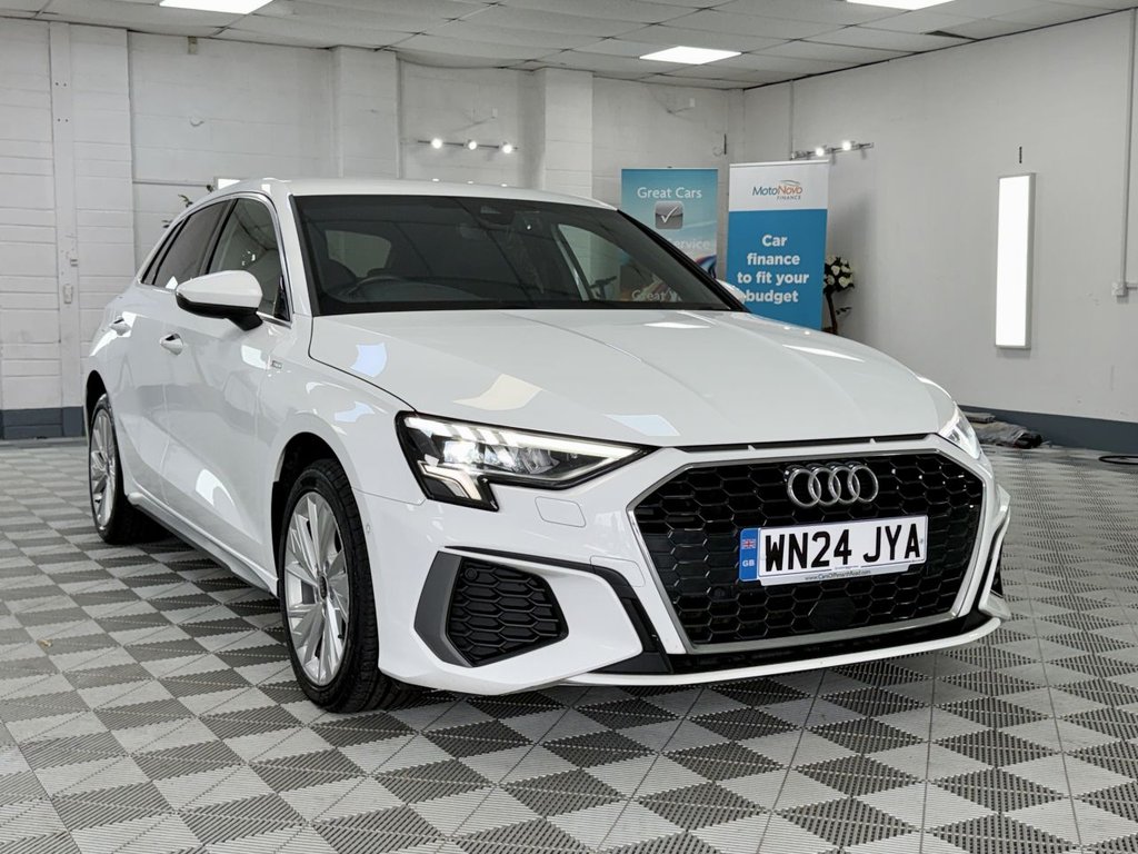 USED 2024 24 AUDI A3 1.4 TFSIe 40 S line Sportback 5dr Petrol Plug-in Hybrid S Tronic Euro 6 (s/s) 13kWh (204 ps) 