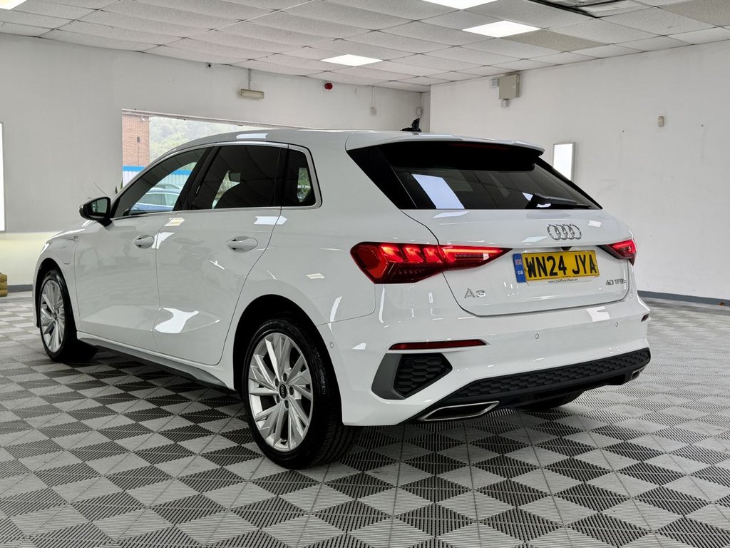 USED 2024 24 AUDI A3 1.4 TFSIe 40 S line Sportback 5dr Petrol Plug-in Hybrid S Tronic Euro 6 (s/s) 13kWh (204 ps) 