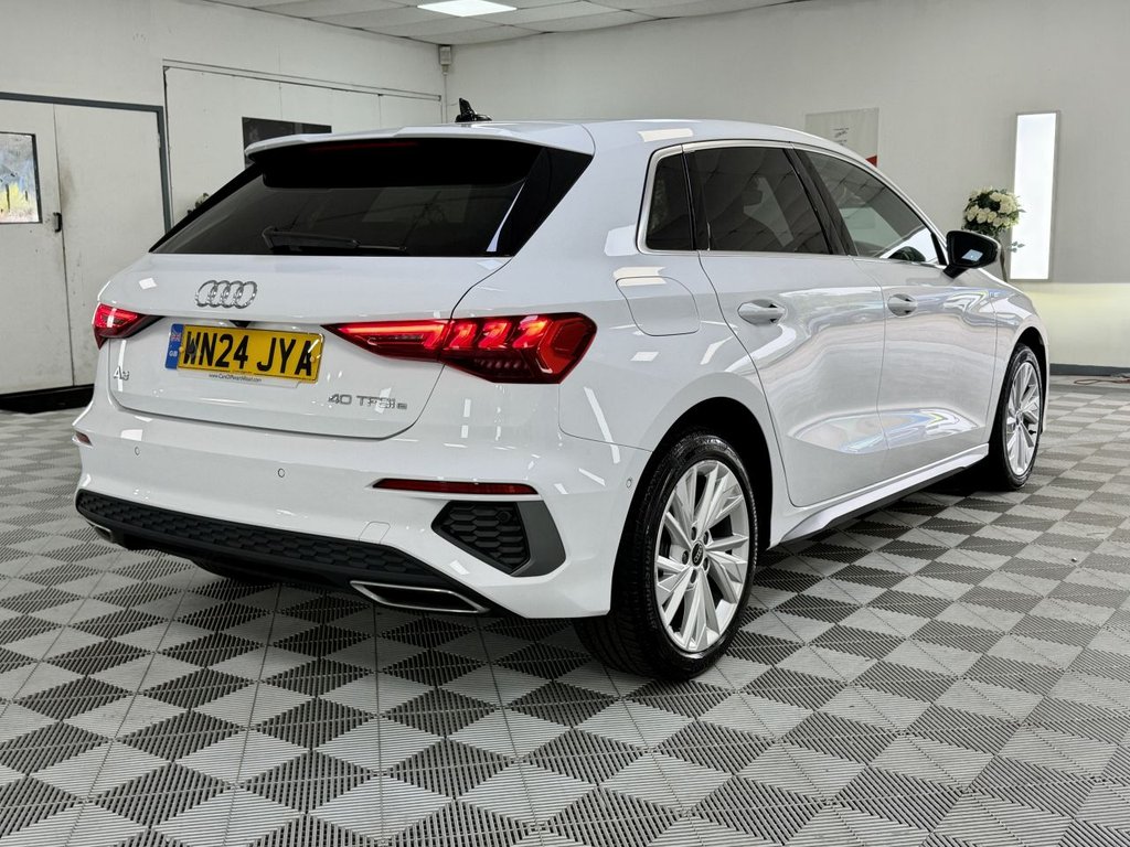 USED 2024 24 AUDI A3 1.4 TFSIe 40 S line Sportback 5dr Petrol Plug-in Hybrid S Tronic Euro 6 (s/s) 13kWh (204 ps) 