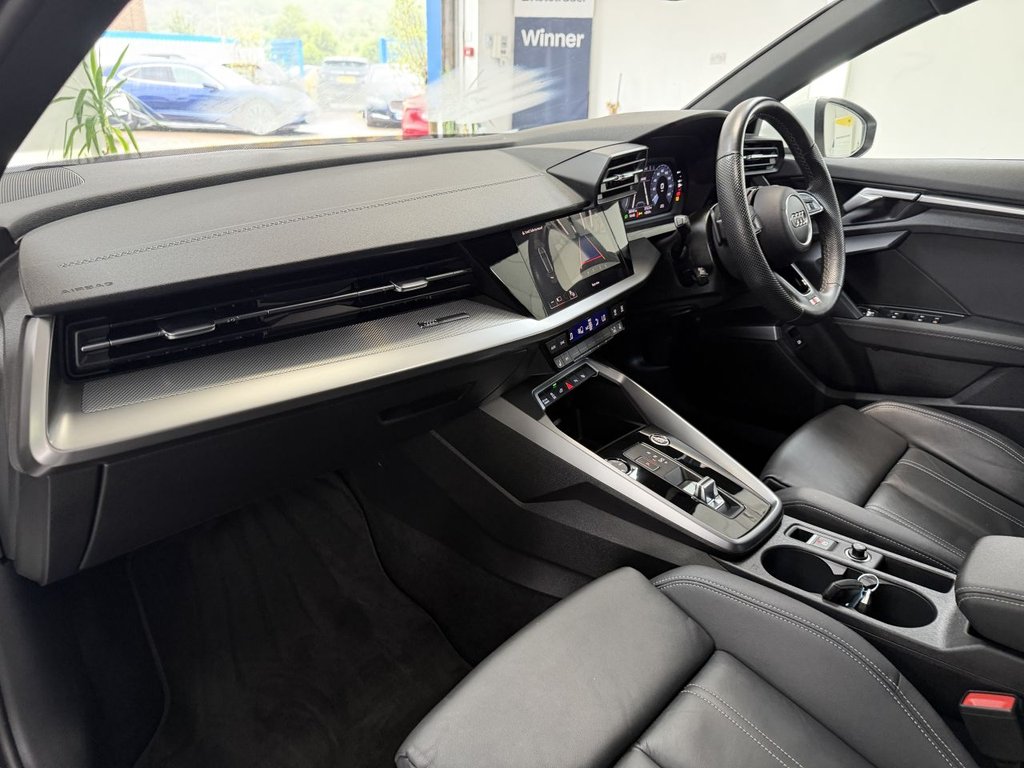 USED 2024 24 AUDI A3 1.4 TFSIe 40 S line Sportback 5dr Petrol Plug-in Hybrid S Tronic Euro 6 (s/s) 13kWh (204 ps) 
