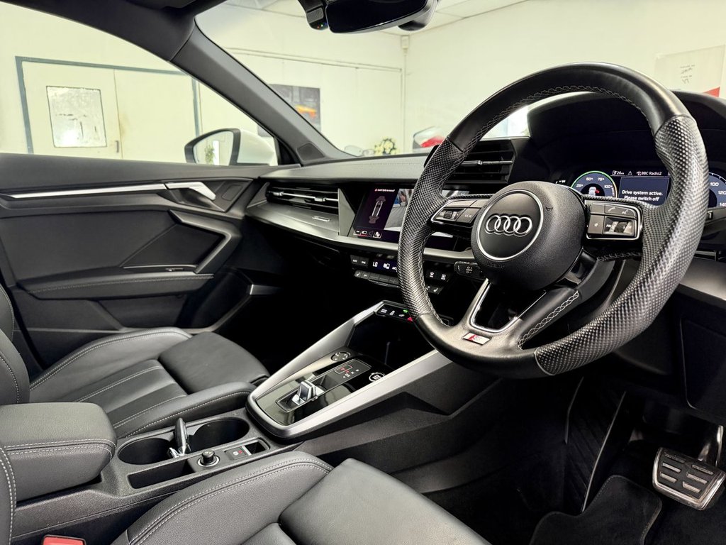 USED 2024 24 AUDI A3 1.4 TFSIe 40 S line Sportback 5dr Petrol Plug-in Hybrid S Tronic Euro 6 (s/s) 13kWh (204 ps) 