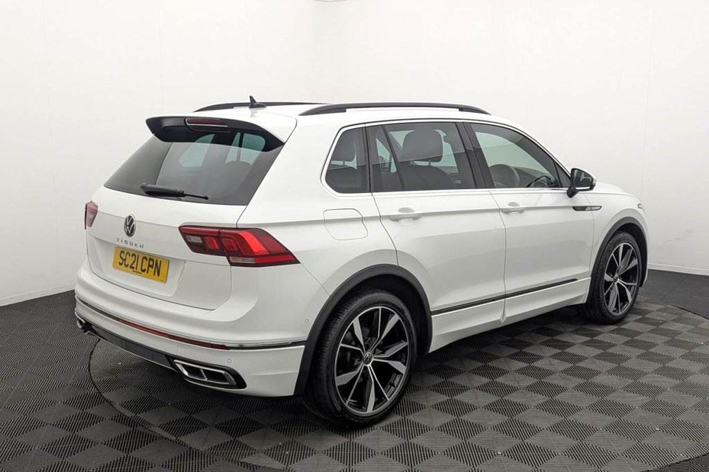 USED 2021 21 VOLKSWAGEN TIGUAN 1.5 TSI R-Line SUV 5dr Petrol DSG Euro 6 (s/s) (150 ps) Car Play, Sat Nav, Sensors