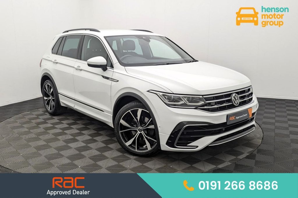 USED 2021 21 VOLKSWAGEN TIGUAN 1.5 TSI R-Line SUV 5dr Petrol DSG Euro 6 (s/s) (150 ps) Car Play, Sat Nav, Sensors