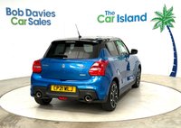 USED 2021 21 SUZUKI SWIFT 1.4 Boosterjet MHEV Sport Hatchback 5dr Petrol Hybrid Manual Euro 6 (s/s) (129 ps) Sport Edition Petrol-Hybrid, FULL Service History, SATNAV, Speedy Blue with Pearl Black Roof, Mobile Apps, Reverse Camera, 18000 Miles 2 Keys