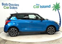 USED 2021 21 SUZUKI SWIFT 1.4 Boosterjet MHEV Sport Hatchback 5dr Petrol Hybrid Manual Euro 6 (s/s) (129 ps) Sport Edition Petrol-Hybrid, FULL Service History, SATNAV, Speedy Blue with Pearl Black Roof, Mobile Apps, Reverse Camera, 18000 Miles 2 Keys