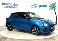 USED 2021 21 SUZUKI SWIFT 1.4 Boosterjet MHEV Sport Hatchback 5dr Petrol Hybrid Manual Euro 6 (s/s) (129 ps) Sport Edition Petrol-Hybrid, FULL Service History, SATNAV, Speedy Blue with Pearl Black Roof, Mobile Apps, Reverse Camera, 18000 Miles 2 Keys