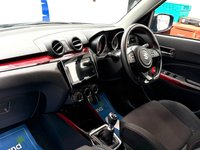 USED 2021 21 SUZUKI SWIFT 1.4 Boosterjet MHEV Sport Hatchback 5dr Petrol Hybrid Manual Euro 6 (s/s) (129 ps) Sport Edition Petrol-Hybrid, FULL Service History, SATNAV, Speedy Blue with Pearl Black Roof, Mobile Apps, Reverse Camera, 18000 Miles 2 Keys