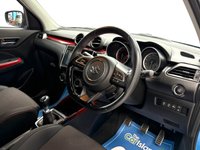 USED 2021 21 SUZUKI SWIFT 1.4 Boosterjet MHEV Sport Hatchback 5dr Petrol Hybrid Manual Euro 6 (s/s) (129 ps) Sport Edition Petrol-Hybrid, FULL Service History, SATNAV, Speedy Blue with Pearl Black Roof, Mobile Apps, Reverse Camera, 18000 Miles 2 Keys