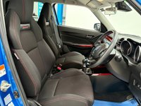 USED 2021 21 SUZUKI SWIFT 1.4 Boosterjet MHEV Sport Hatchback 5dr Petrol Hybrid Manual Euro 6 (s/s) (129 ps) Sport Edition Petrol-Hybrid, FULL Service History, SATNAV, Speedy Blue with Pearl Black Roof, Mobile Apps, Reverse Camera, 18000 Miles 2 Keys