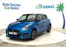 USED 2021 21 SUZUKI SWIFT 1.4 Boosterjet MHEV Sport Hatchback 5dr Petrol Hybrid Manual Euro 6 (s/s) (129 ps) Sport Edition Petrol-Hybrid, FULL Service History, SATNAV, Speedy Blue with Pearl Black Roof, Mobile Apps, Reverse Camera, 18000 Miles 2 Keys