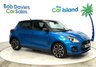 USED 2021 21 SUZUKI SWIFT 1.4 Boosterjet MHEV Sport Hatchback 5dr Petrol Hybrid Manual Euro 6 (s/s) (129 ps) Sport Edition Petrol-Hybrid, FULL Service History, SATNAV, Speedy Blue with Pearl Black Roof, Mobile Apps, Reverse Camera, 18000 Miles 2 Keys