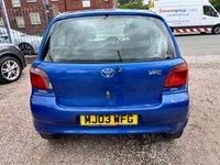 USED 2003 03 TOYOTA YARIS 1.0 VVT-i Colour Collection Hatchback 5dr Petrol Manual (137 g/km, 67 bhp) LOW INSURANCE, CHEAP TAX, GREAT LITTLE RUNNER, 12 MTH MOT