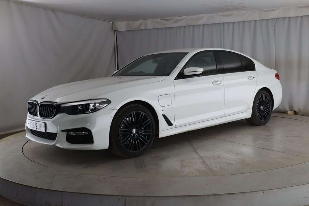 USED 2018 R BMW 5 SERIES 2.0 530e 9.2kWh M Sport Saloon 4dr Petrol Plug-in Hybrid Auto Euro 6 (s/s) (252 ps) 2 KEYS LONG MOT