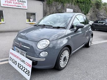 2014 FIAT 500 1.2 Lounge Hatch 3dr Petrol Manual **1 LADY OWNER FROM NEW**£35 R/TAX** £3695.00